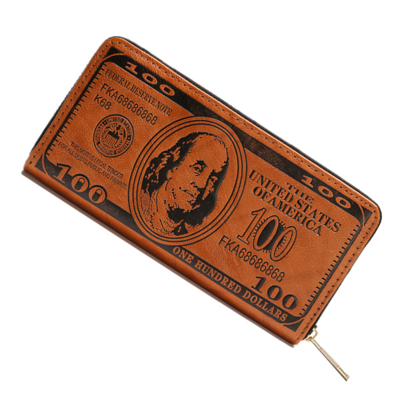 Wholesale Retro Long PU Men's Wallets